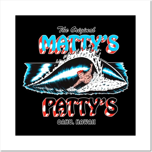 Matty Matheson Patty Surf Hawaii Funny Wall Art by Loweryo Judew